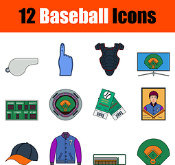 Image showing Baseball Icon Set