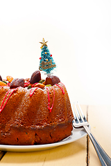 Image showing Christmas cake