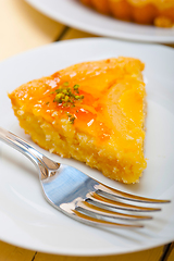 Image showing fresh pears pie dessert cake