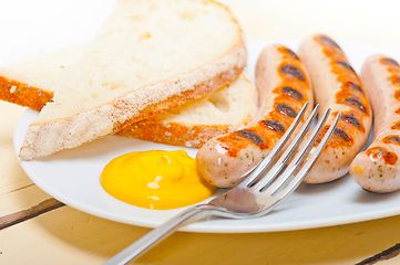 Image showing traditional German wurstel sausages