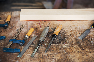 Image showing Tools for wooden work