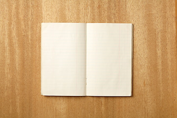 Image showing blank notebook