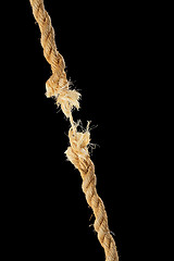 Image showing Breaking rope