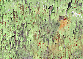 Image showing Peeling paint