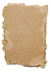 Image showing Piece of cardboard