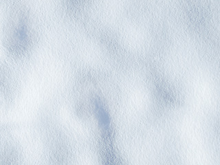 Image showing Winter, season and closeup of snow covering the ground on a cold morning with mockup and space. Snowfall, copy space and nature frozen, ice and floor with icy surface, texture and pure, white cover