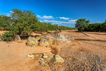 Image showing Namibia river landscape, Africa wilderness