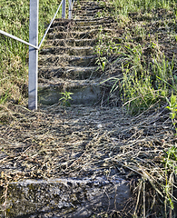 Image showing old stone staircase