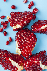 Image showing red pomegranate seeds