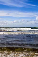 Image showing small waves on the Baltic sea