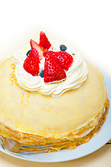 Image showing crepe pancake cake