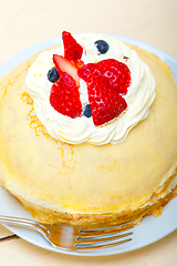 Image showing crepe pancake cake