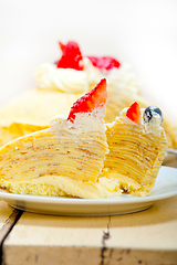 Image showing crepe pancake cake