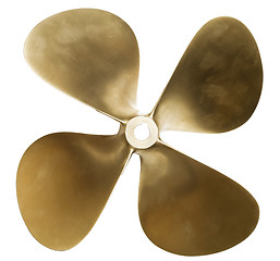 Image showing Boat propeller