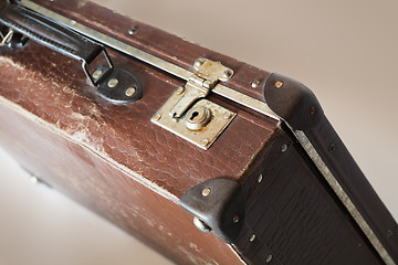 Image showing Old suitcase lock