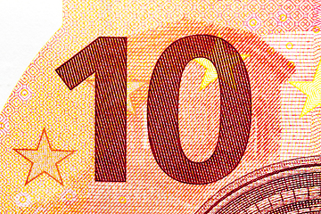 Image showing ten euros