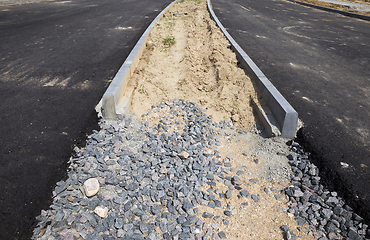 Image showing layer of asphalt