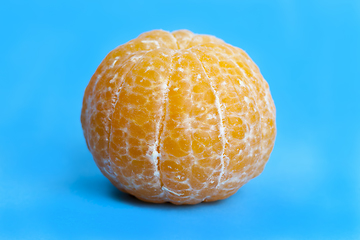 Image showing orange on a blue background