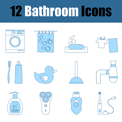 Image showing Bathroom Icon Set