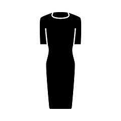 Image showing Business Woman Dress Icon