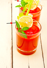 Image showing fresh tomato juice