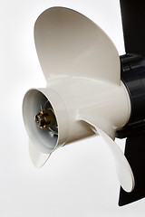Image showing Outboard propeller