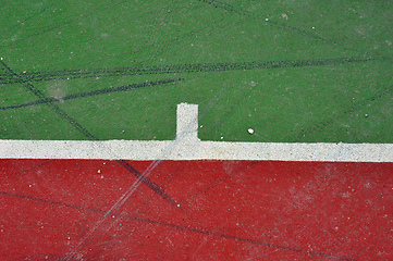 Image showing basketball court lines