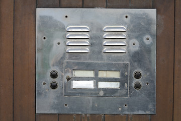 Image showing Grunge doorbells