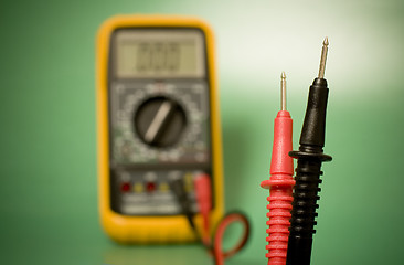 Image showing Digital multimeter probes