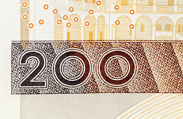 Image showing obverse of the zlotys 200