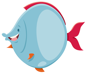 Image showing cartoon fish animal character