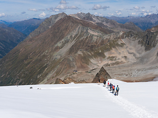 Image showing Hight mountain landscape in Tyrol Alps