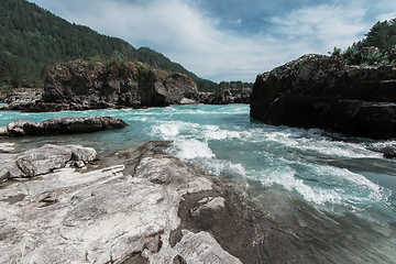 Image showing Katun river, in the Altai mountains