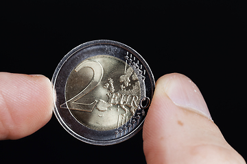 Image showing two Euro coin