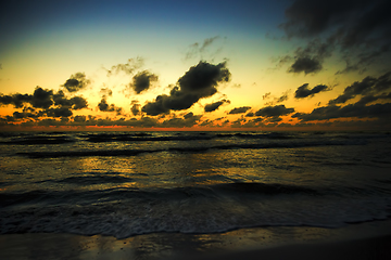 Image showing small waves on the Baltic sea