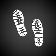 Image showing Boot Print Icon