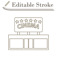 Image showing Cinema Entrance Icon