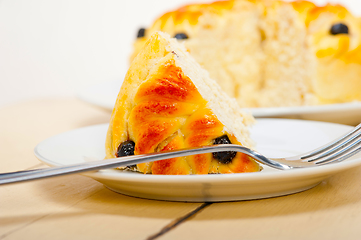 Image showing blueberry bread cake dessert