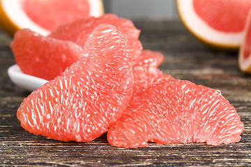 Image showing delicious pink grapefruit