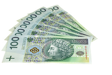 Image showing Polish banknotes