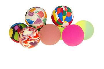 Image showing Rubber balls