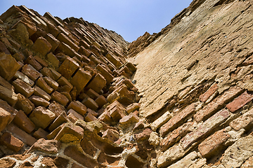 Image showing ruined castle wall