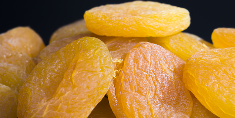 Image showing dehydrated dried apricots