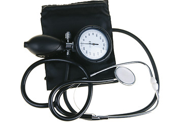 Image showing sphygmomanometer and stethoscope