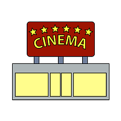 Image showing Cinema Entrance Icon