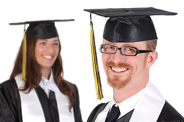 Image showing happy graduation a young man