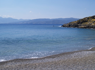 Image showing agios nicolaos beach