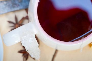 Image showing english tea and dessert