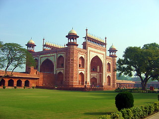 Image showing Taj Mahal Entrance. Agra. India