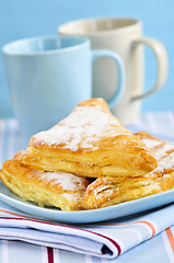 Image showing Apple turnovers pastries